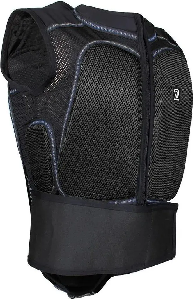 Gilet de protection équitation noir XS Horka Back pour cavalier adulte