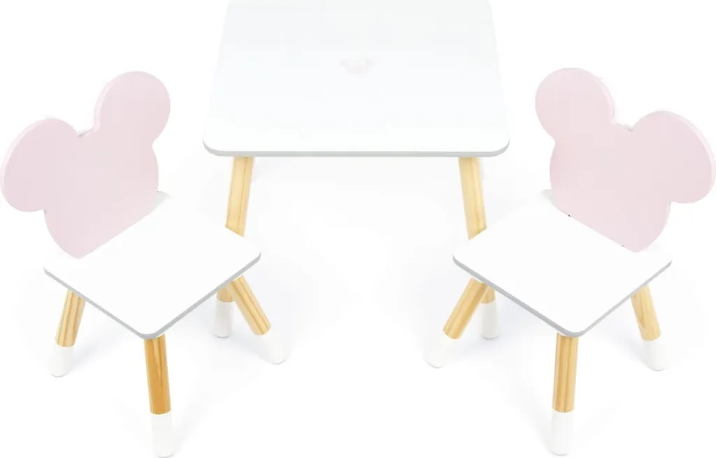 Chaise pour enfant Arditex WD16730 fauteuil rose et blanc confortable