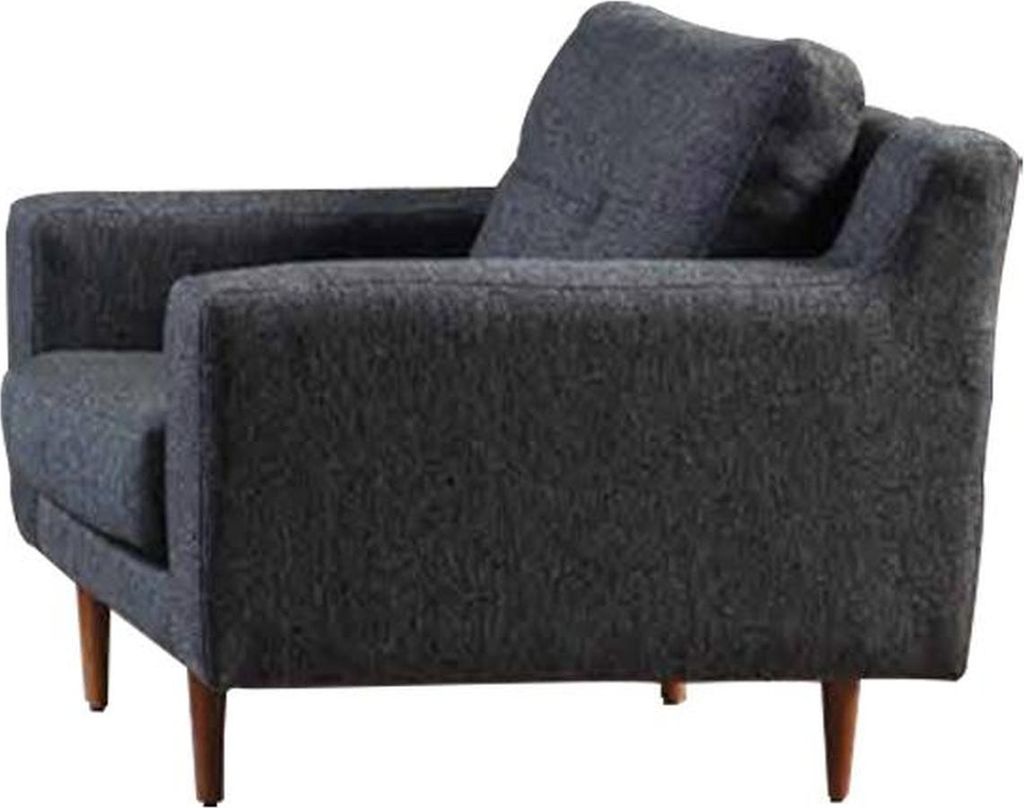 Graue Wohnzimmer Sitzgarnitur Sofas Designer Lehnsessel 3tlg