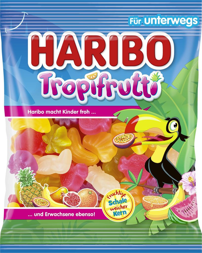 HARIBO gelatina di frutta TROPIFRUTTI 389140 100 Immagine del prodotto 