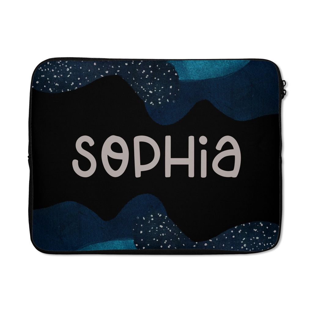 MuchoWow Laptop Hülle 17 Zoll Laptoptasche Sophia - Pastell - Mädchen - Zipper - Schutzabdeckung