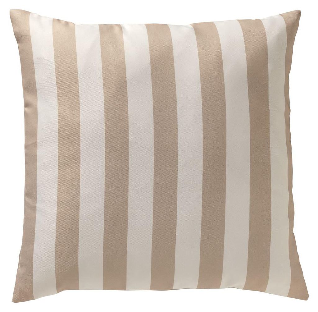 Textino Outdoor Dekokissen Sia 45x45 cm Beige Gestreift Produktbild 