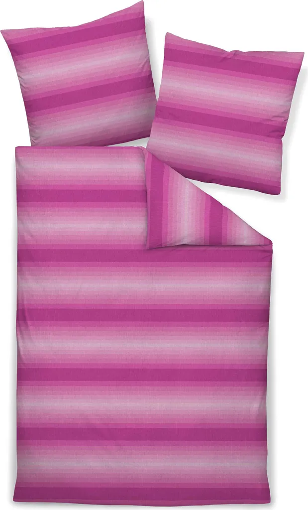 Janine Milano 45075-1-500 Linge de Lit Mako-Satin 135x200 Viva Magenta