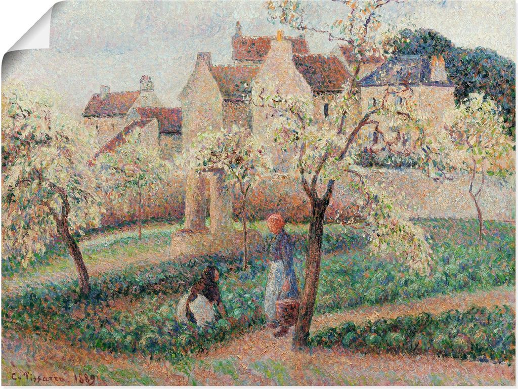 ARTland Poster Blühende Pflaumenbäume. 1889 Größe: 60x45 cm