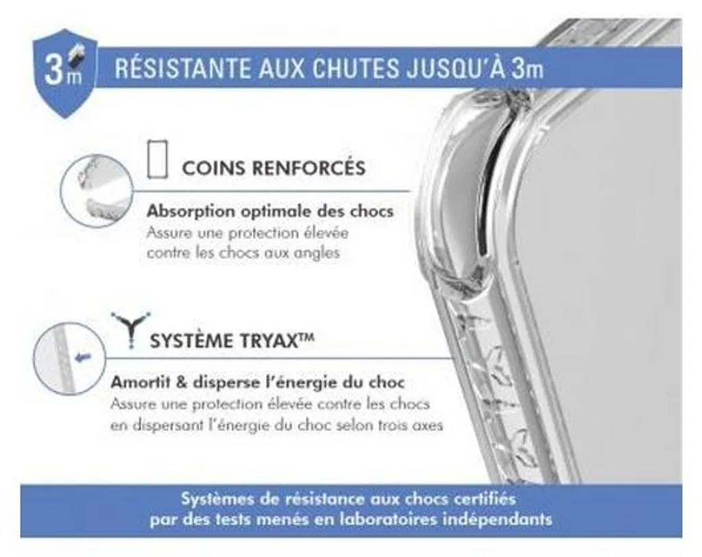 Coque de Protection iPhone 14 Pro Force Case Air MagSafe Transparente