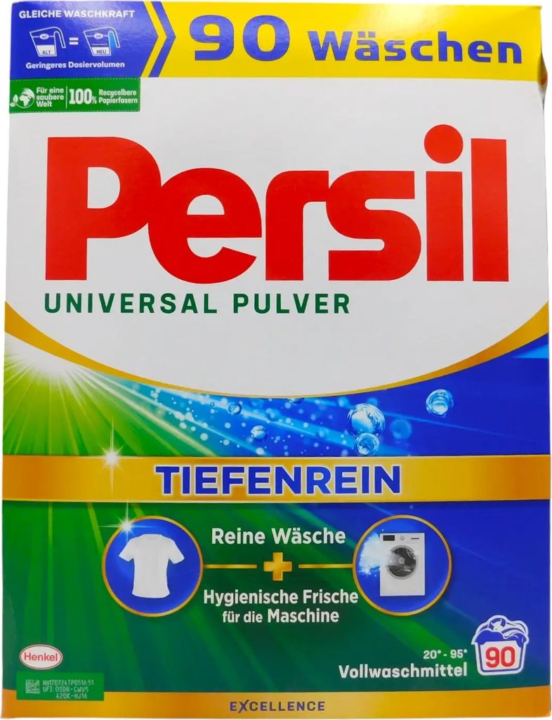 The image shows the front packaging of Persil Universal Pulver laundry detergent.