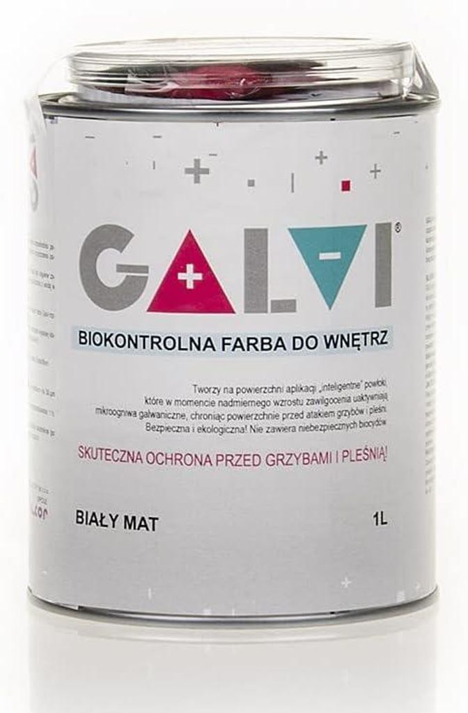 Galvi Anti-Schimmel-Farbe 1L Weiß Matt – Intelligenter Produktbild 