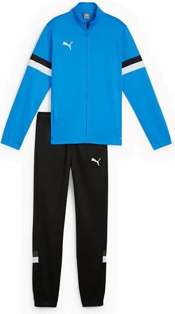Puma teamRISE Tracksuit Jr - blau, Größe:140