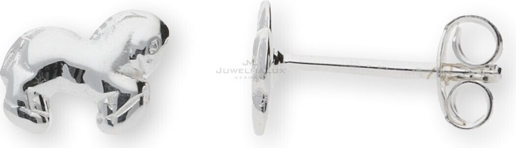 JuwelmaLux Kinder Ohrstecker 925 Sterling Silber Pferde JL16-06-0040