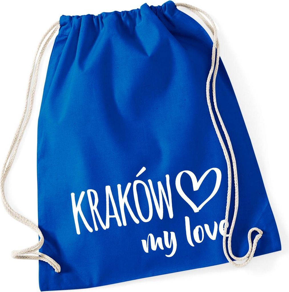 Huuraa Turnbeutel Kraków my love 12 Liter Bright Royal Produktbild 