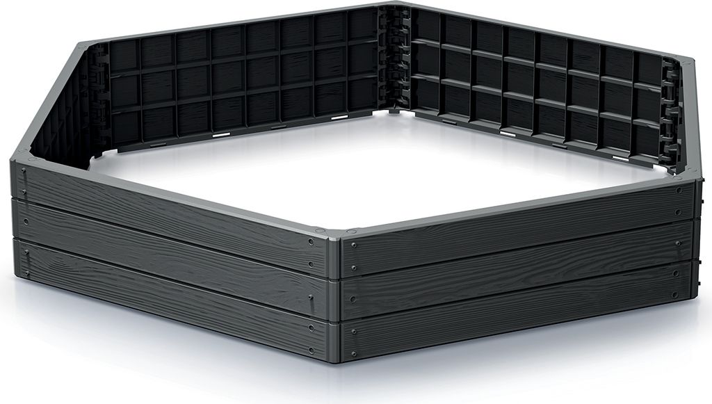 NABBI Lit surélevé en plastique IBWH - anthracite Image du produit 