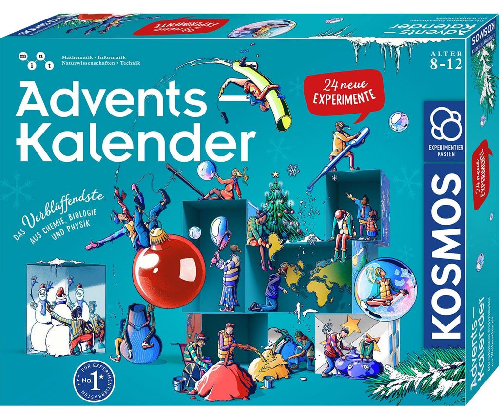 KOSMOS Experimentierkästen|KOSMOS Adventskalender - Die schönsten Experimente zur Weihnachtszeit