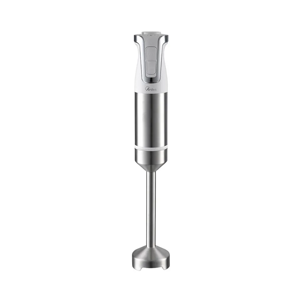 Mixeur plongeant Ardes ARMIX02 1000W en acier blanc avec 20 vitesses