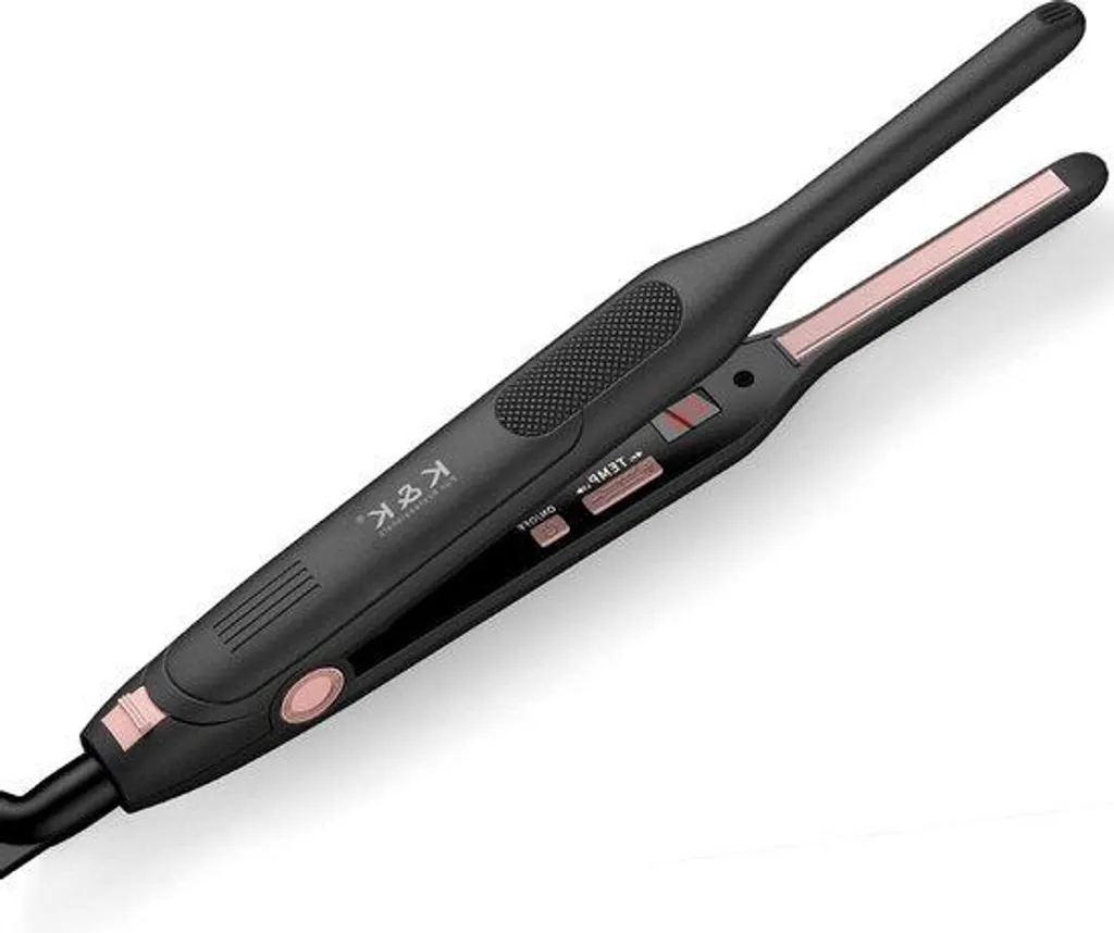Lisseur mini-tondeuse double tête pour cheveux lisses et ondulés