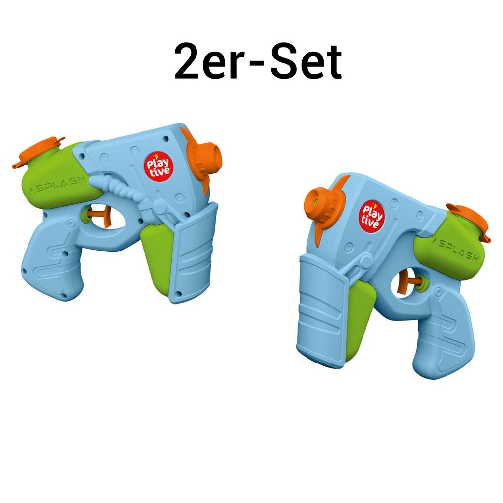 Wasserpistole Kinder Pump-Funktion bis 9m (Thunder | Tornado | Battle) Playtive