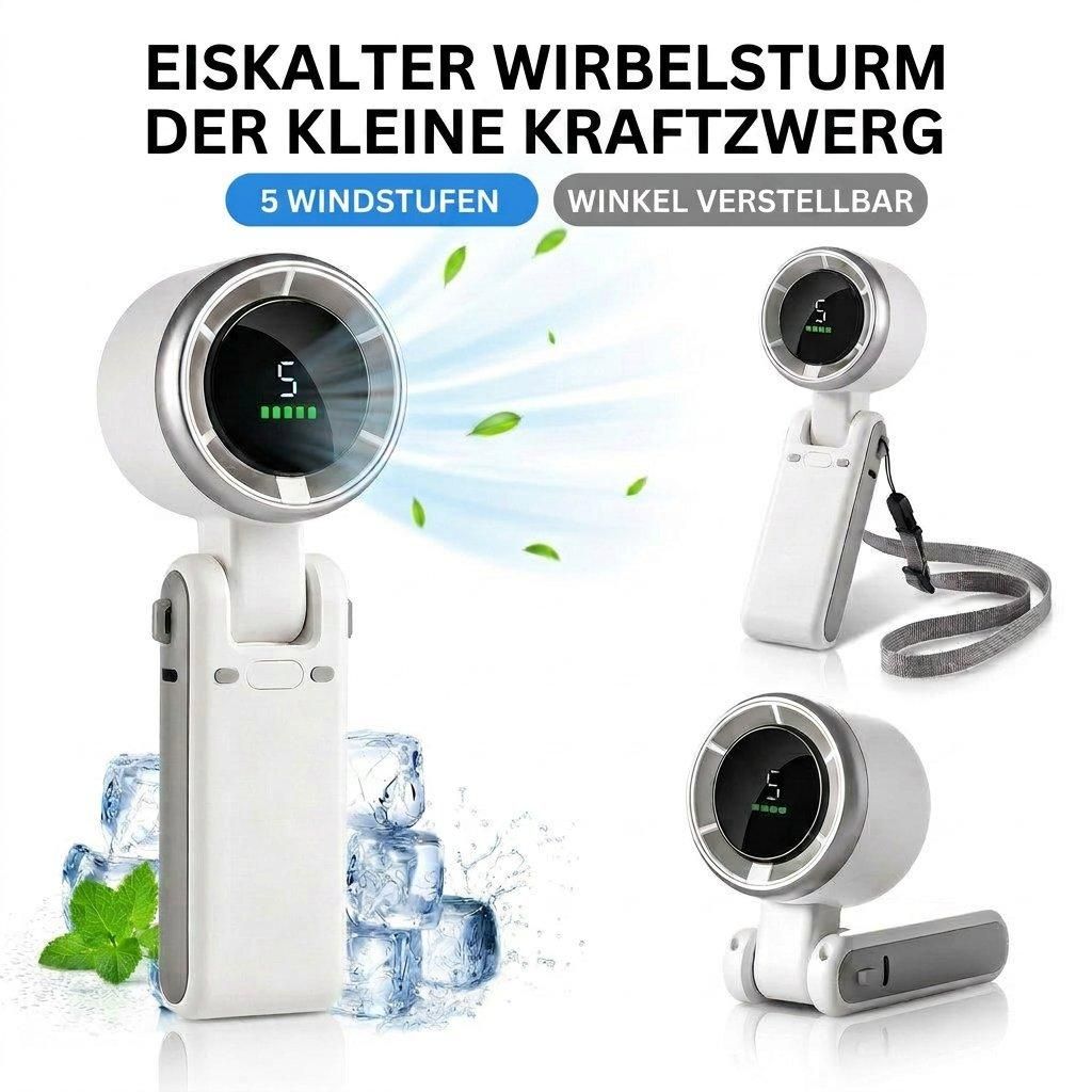 Tragbarer USB Mini Ventilator mit Kühlfunktion, 15000 Produktbild 