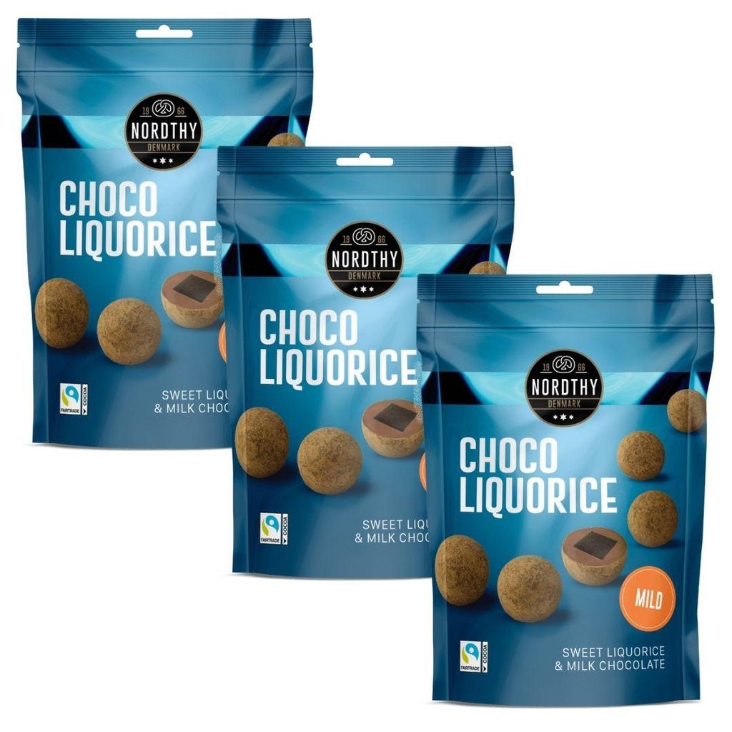 3x Nordthy Lakritzkugeln Mild 110g Produktbild 