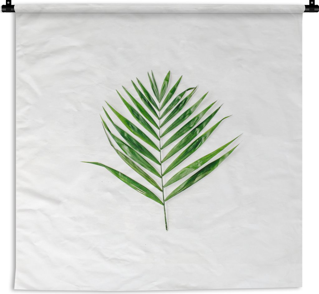 MuchoWow Wandteppich Wandbehang Tropisch - Blatt - Grün 150x150 cm Tapisserie Dekoration Wandtuch - Wohnaccessoires - Modernes