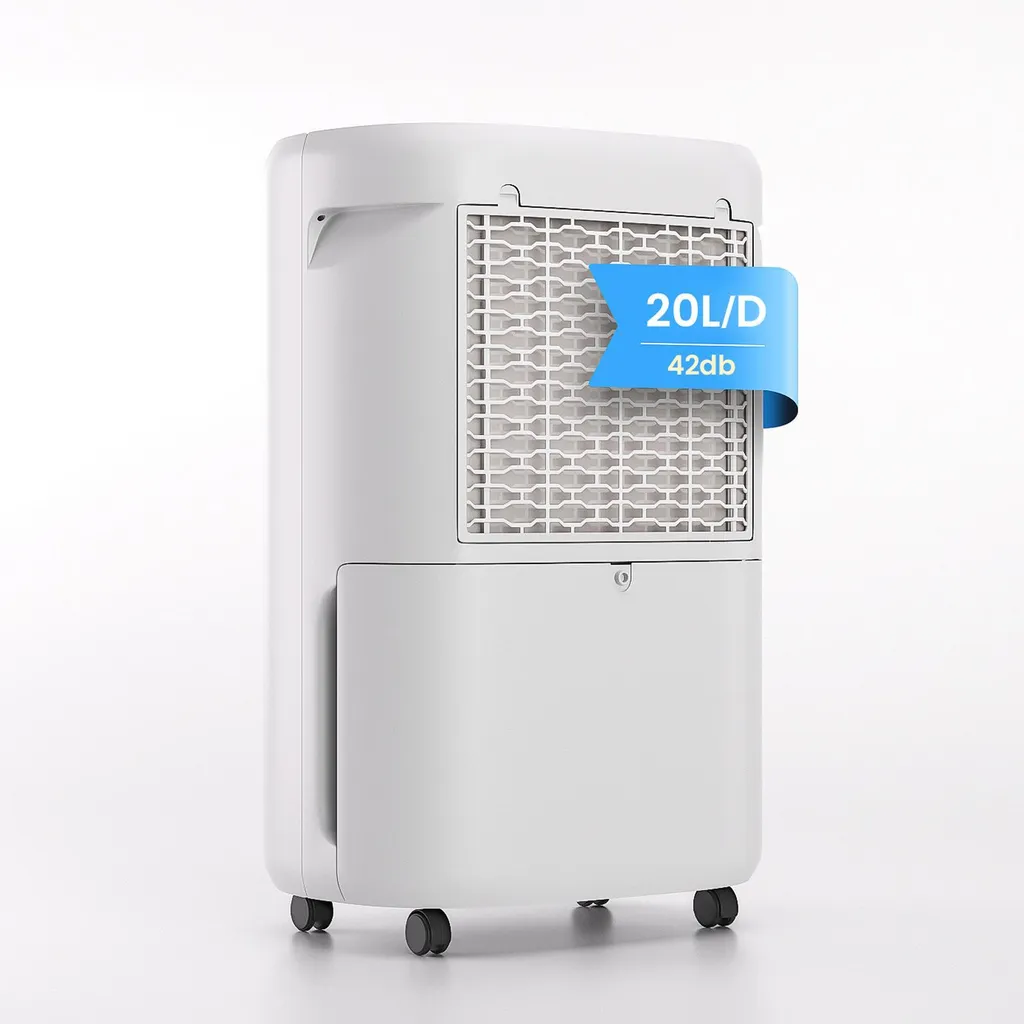 Déshumidificateur Silencieux 20L ZELURXX pour Surface de 40 à 70m2