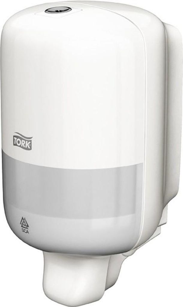 Distributeur de savon Tork S2 457 ml, blanc (561000) Image du produit 
