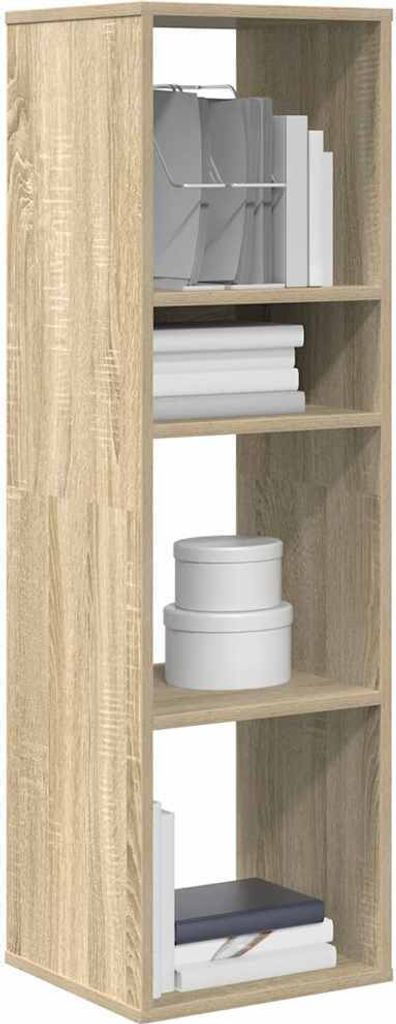 Maison Exclusive - Bücherregal Sonoma-Eiche 34x31x112 cm Holzwerkstoff