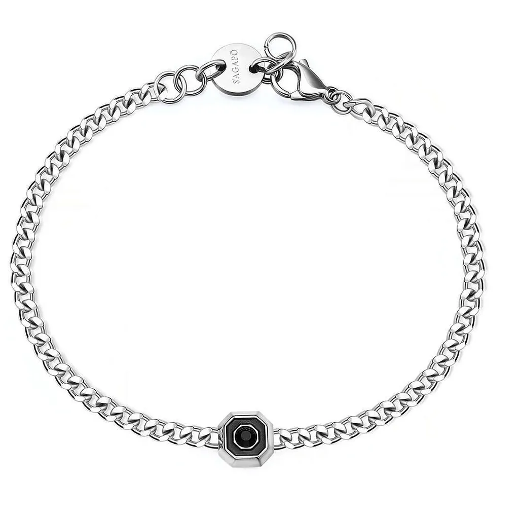 Bracciale Sagapò Snap Acciaio 316L: Resistenza e Design Maschile