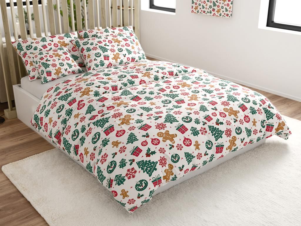 Baumwollbettwäsche MERRY MOOD weiß Größen: 70 x 90 cm | 140 Produktbild 
