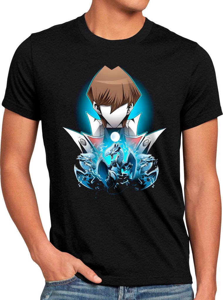 BaumwolleCloud Kaliba Blue Herren T-Shirt card anime manga cosplay