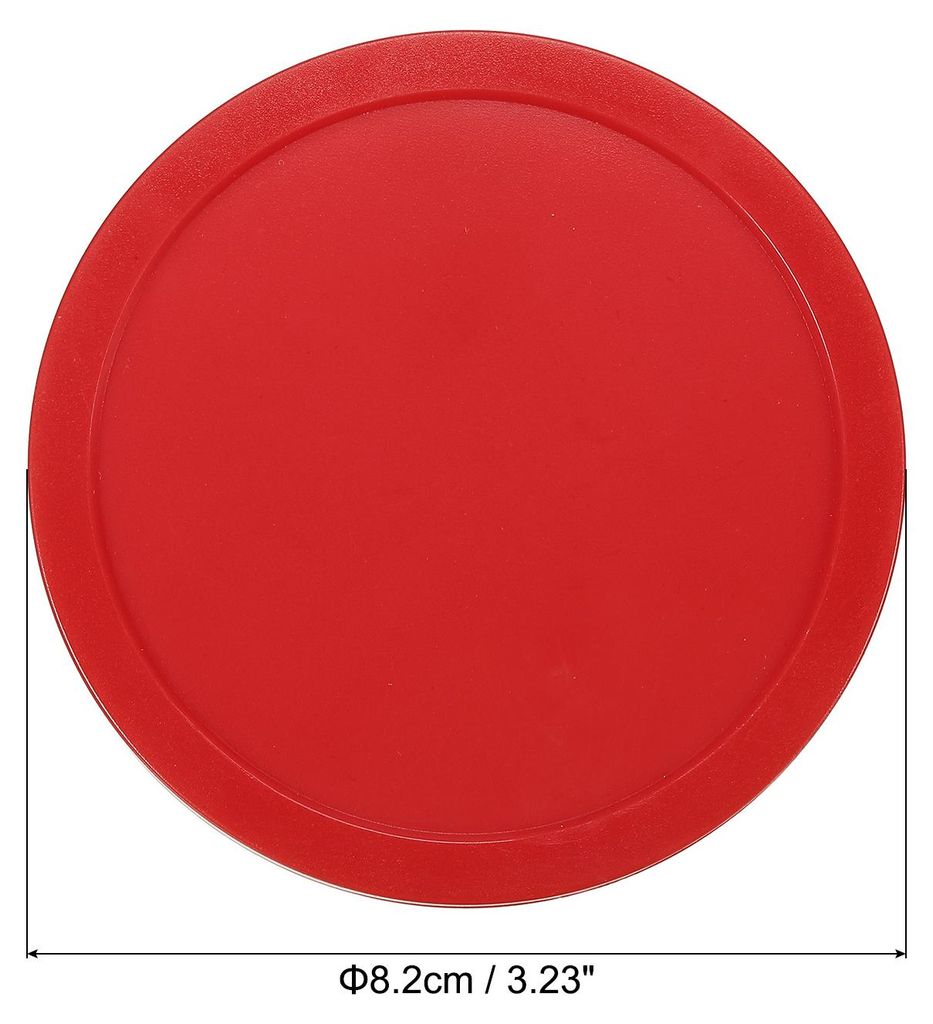 Air Hockey Pucks 3.2 Zoll, 4 Stš¹ck Air Hockey Schwere Ersatzpucks fš¹r Spiel-Tische Zubeh?r, Rot