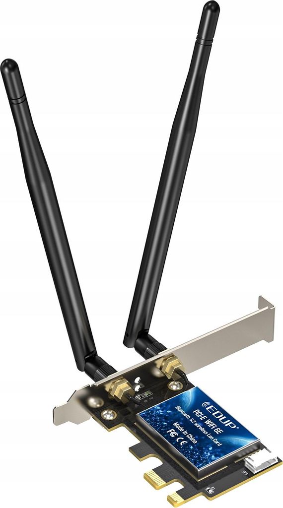 Carte réseau Intel AX210 WiFi 6 et Bluetooth 5.3 PCI-E pour Image du produit 