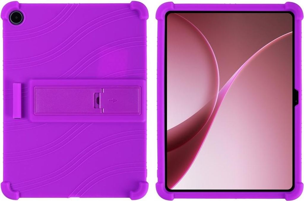 OnePlus Pad Go 2 Hülle - Coverup Silikon Back Cover mit Kickstand - Violett