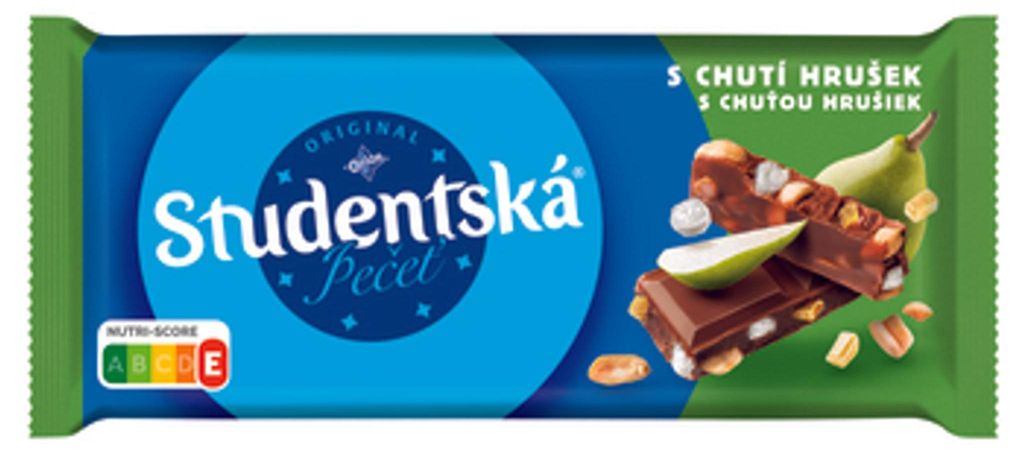 Czekolada Studentska Mleczna z Gruszkami 170 g Immagine del prodotto 