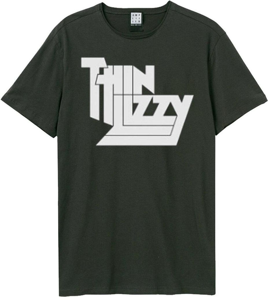 Amplified - "Logo" T-Shirt für Herren/Damen Uni GD1012 (XS) (Holzkohle)