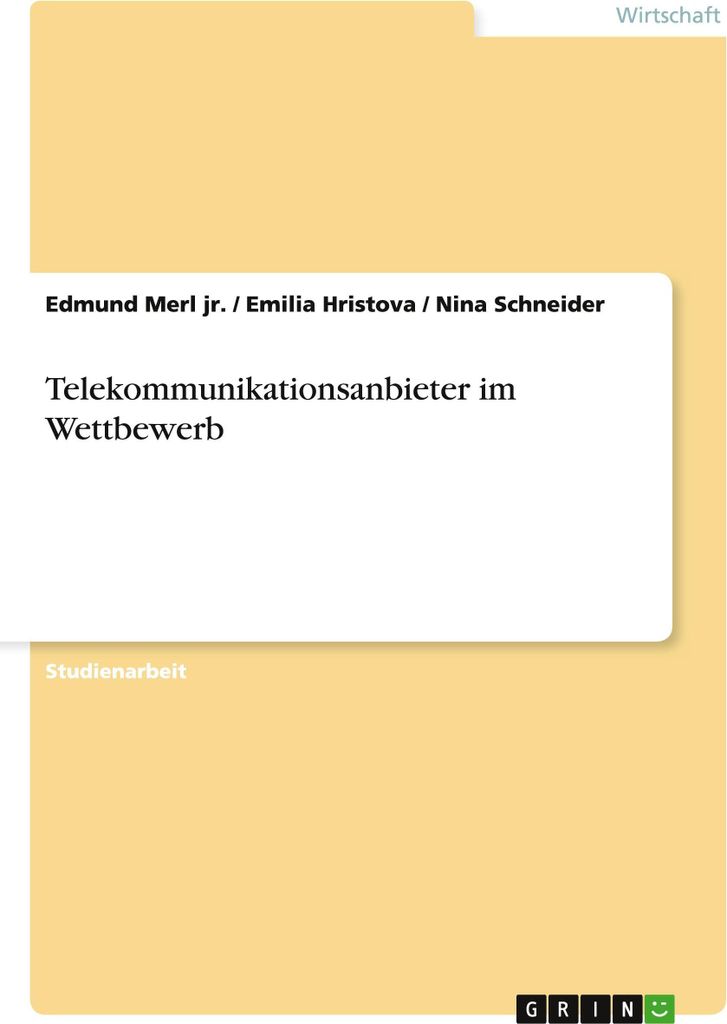 Telekommunikationsanbieter im Wettbewerb