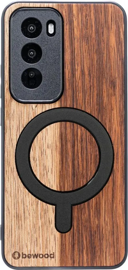 Custodia Viaggio Oppo Reno 12 Pro 5G Bewood Legno Mango MagSafe Case