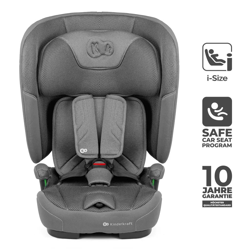 Siège auto sécurisé Kinderkraft Fix2Go i-Size anti-erreur gris - 7