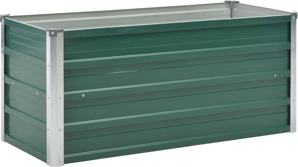 vidaXL Zahradní zvýšený záhon z pozinkované oceli 100x40x45 Obrázek produktu 