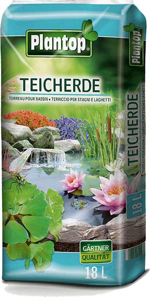 Plantop Teicherde 18L für Wasserpflanzen, 8 Wochen Produktbild 