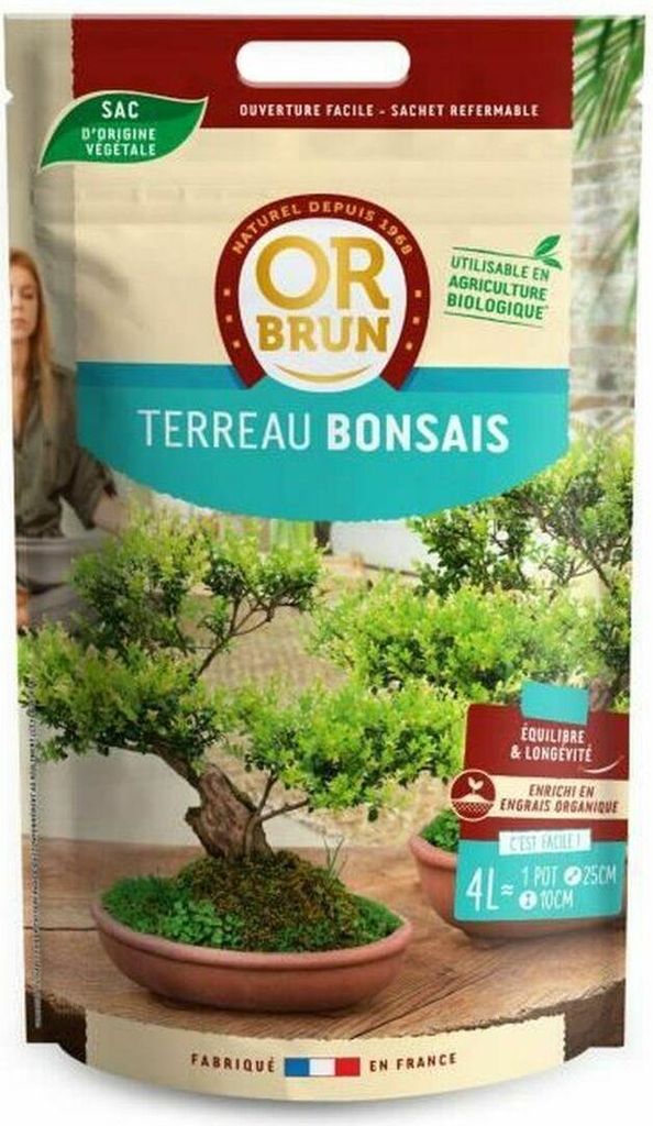 Blumenerde OR BRUN Gold Braun Bonsai 4 L