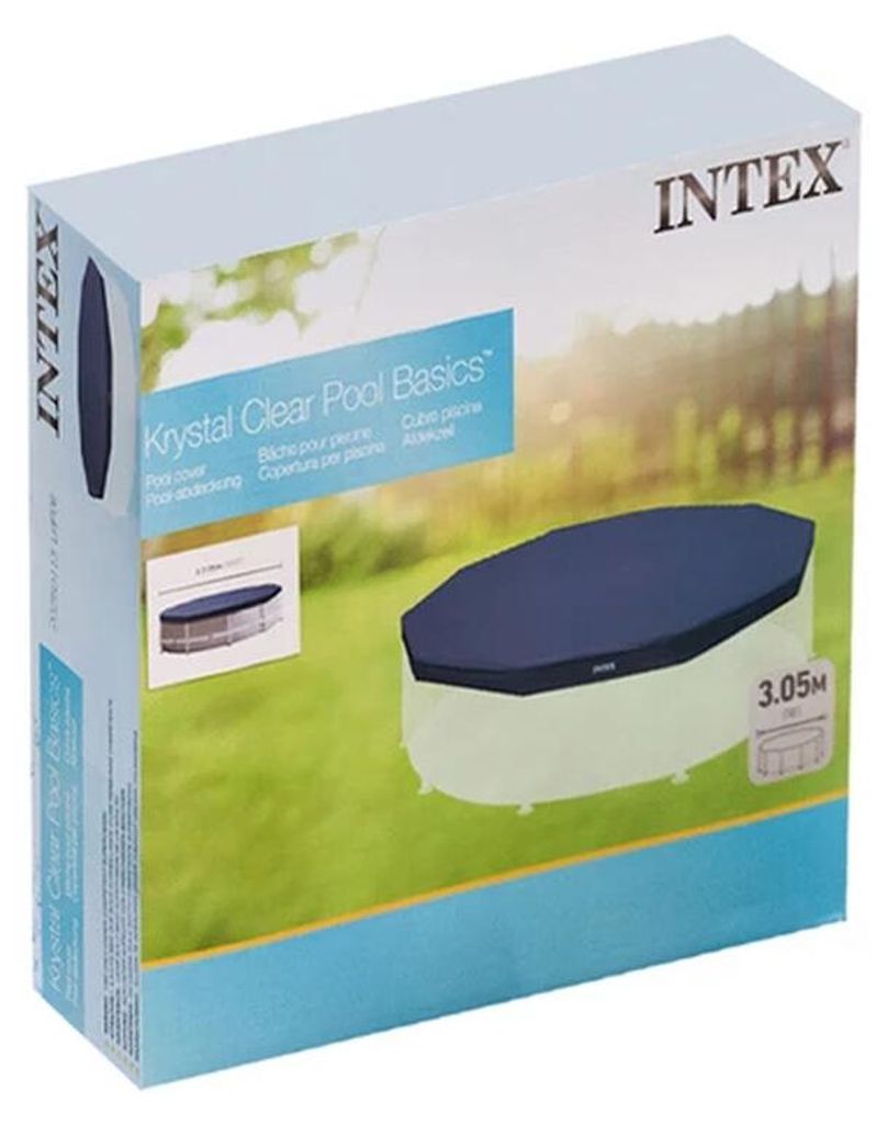 INTEX 28030 Abdeckplane für Frame Pool Ø 305cm, Überhang Produktbild 