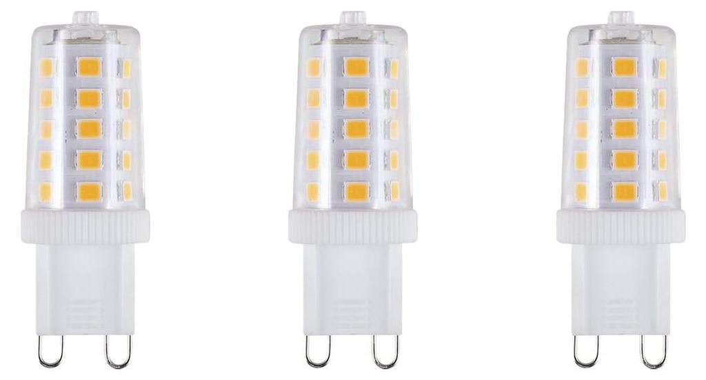 SPL G9 LED Röhrenlampe 3W 320lm 2700K Warmweiß 230V 3 Stück