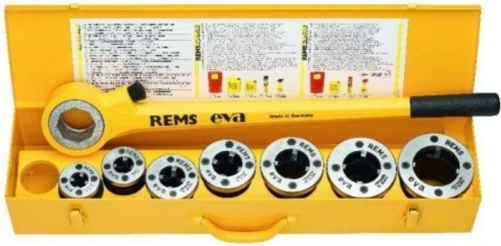 Rems Hand-Gewindeschneidkluppe eva Set R 1/2 -3/4 -1- 1 Produktbild 