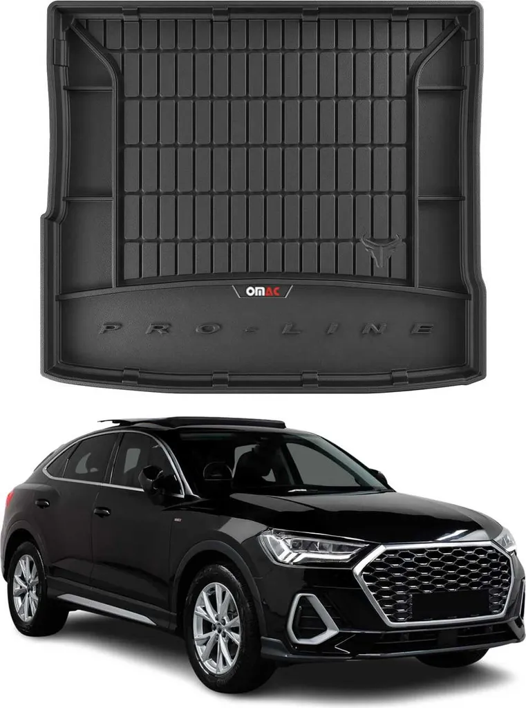 Rivestimento del bagagliaio in gomma OMAC per Audi Q3 Sportback 2019-2025 Rivestimento del bagagliaio in TPE