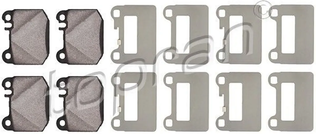 Plaquettes de frein arrière pour rénovation Mercedes Classe M W163