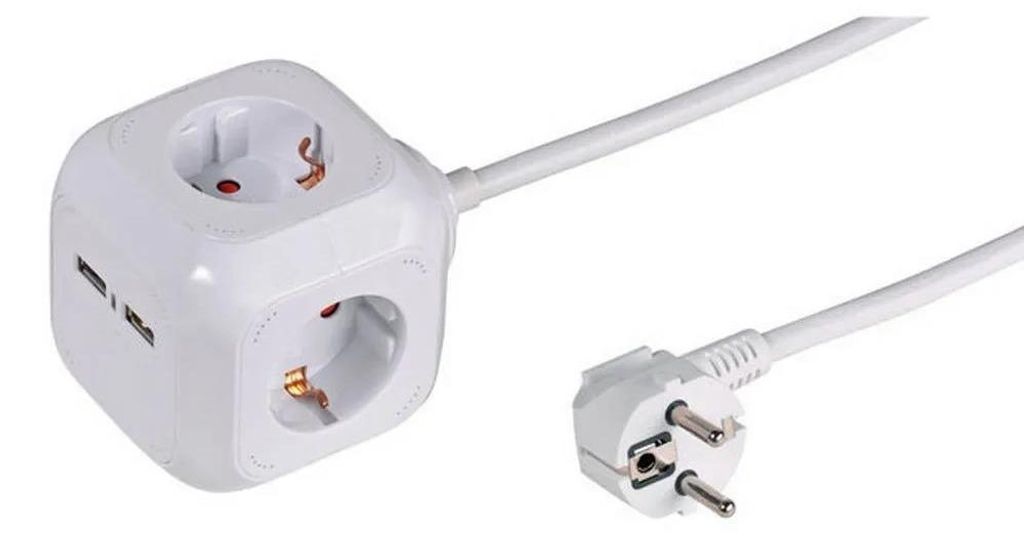 ViVanco 39612, 1,4 m, Drinnen, Typ F, Type F (CEE 7/4), 1,5 mm², Kunststoff