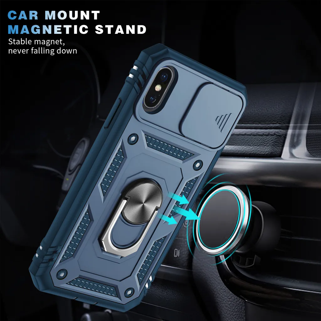 Custodia iPhone XS Max Verde Chiaro Sottile con MagSafe e Camera Cover