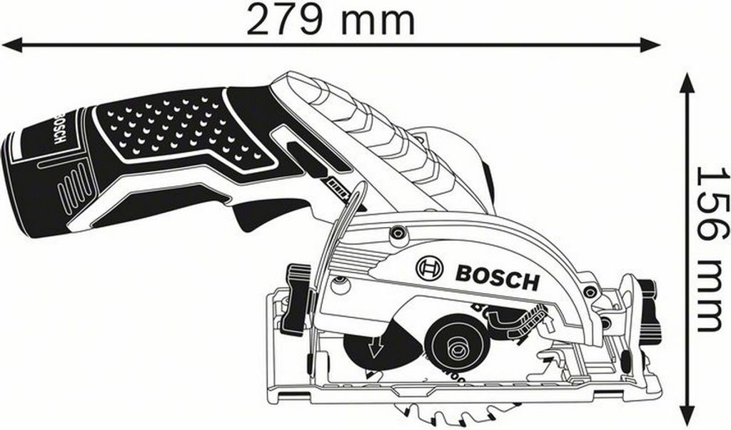 BOSCH Professional GKS 12V-26 Akku-Handkreissäge 12,0 V, Produktbild 4