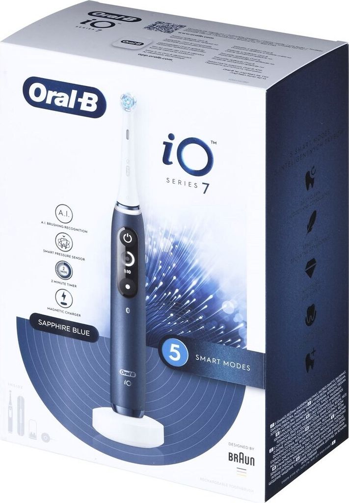 Braun iO7 Electric Toothbrush Sapphire Blue Produktbild 6