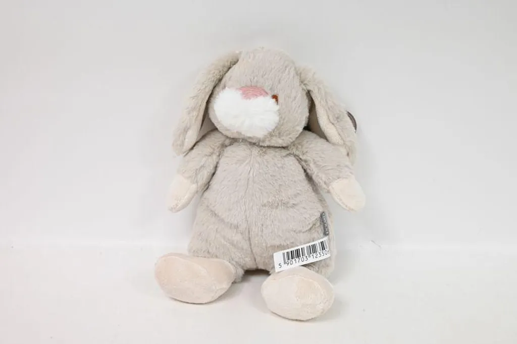Peluche Lapin Ninio 30cm beige 14132 23506 - Doudou souple de qualité