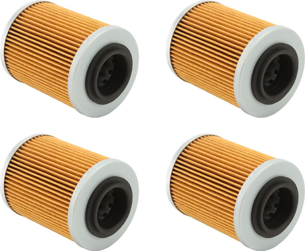 4-teiliger Ölfilter, 420256188 KN152 HF152 Ölfilterersatz für CAN AM 330 400 450 500 2003‐2017
